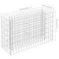 thumbnail image 4 of vidaXL Gabion Lit Surélevé Acier Galvanisé 90x30x60 cm, 4 of 4