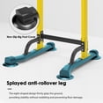 thumbnail image 4 of SOGES Height Adjustable Power Tower Dip Stands Pull up Bar Strength Training for Home Gym Yellow, 4 of 7