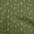 thumbnail image 1 of oneOone Georgette Viscose Olive Green Fabric Florals Sewing Craft Projects Fabric Prints By Yard 42 Inch Wide, 1 of 4