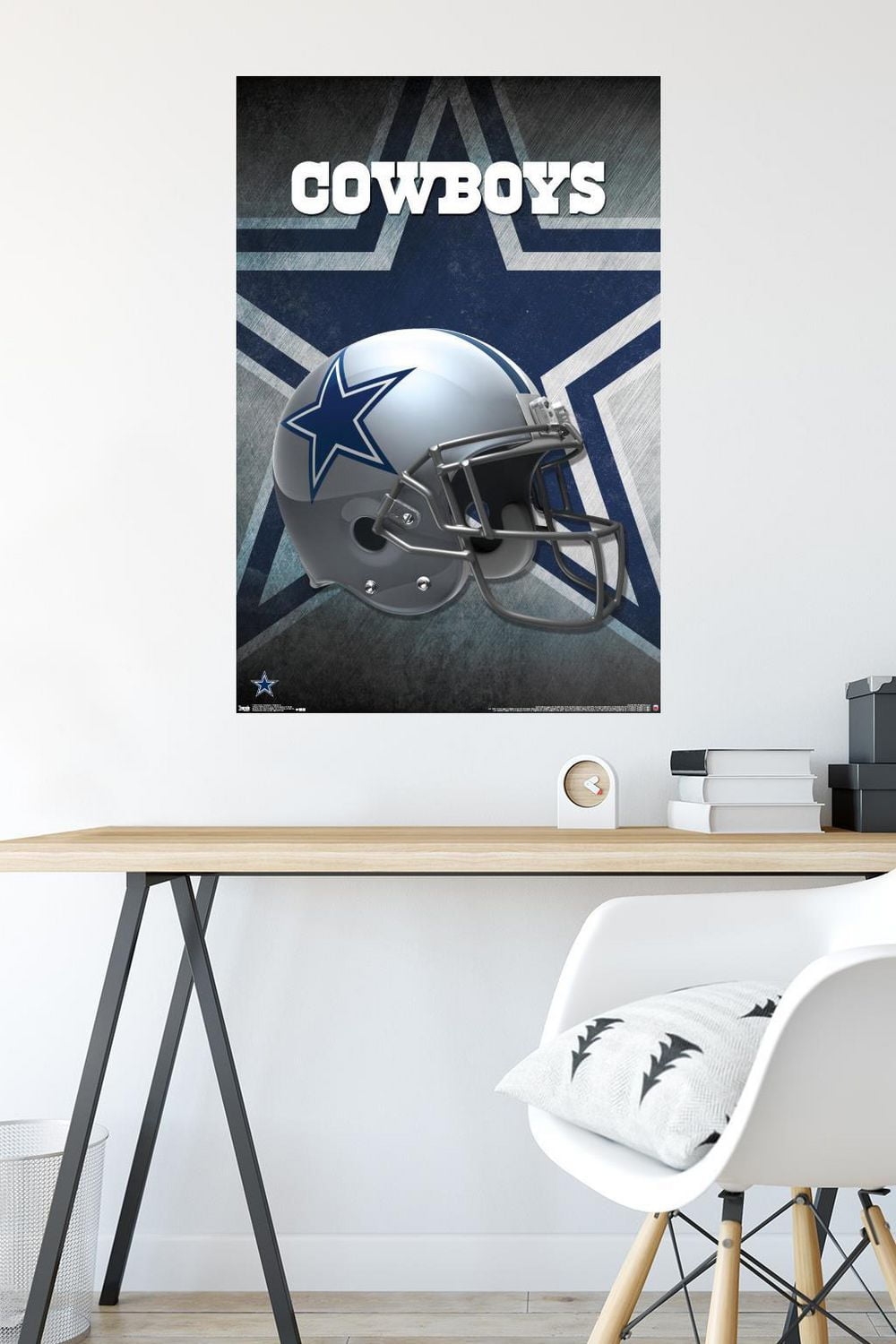 NFL Dallas Cowboys - Helmet 16 Wall Poster, 22.375" x 34" Framed