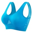 thumbnail image 1 of CFLVAEK Women's Full Coverage Mesh Bras No Underwire Sports Bra Breathable High Impact Support Bralettes Padding Lift Up Workout Vest Bralette, 1 of 2