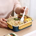 thumbnail image 1 of Dvkptbk 304 Stainless Steel Lunch Box Sealed Lunch Box Portable Lunch Box for Students and Office Workers Microwaveable Lunch Box, 1 of 6