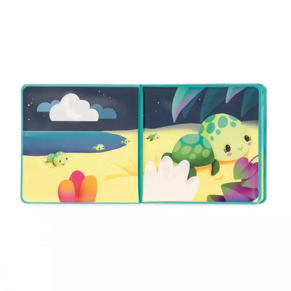Magical Sea Life Turtle Bath Book - Motor Skill Development - Ages 10 Months and Up