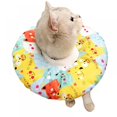 thumbnail image 1 of Collier Anti-Morsure pour Animaux de Compagnie Elizabeth Cercle Col Réglable Col en Coton Imperméable Cône E-Collier pour Chat et Chien, 1 of 5