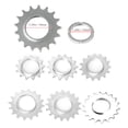 thumbnail image 1 of Fixed Gear Mountain Bike Wheel Cogs Cogs Lock Ring MTB Bicycle Sprocket Lock Rings Maintenance Cycling Crankset Accessories Replacing Parts 15T, 1 of 9