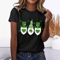thumbnail image 3 of QIPOPIQ T-Shirts à Manches Courtes pour Femmes à Col Rond T-Shirts de la Saint-Patrick T-Shirt Shamrock T-Shirt Vert T-Shirt T-Shirts de la Saint-Patrick Tee Hauts Imprimés T-Shirts des Fêtes T-Shirts Graphiques Aubaines, 3 of 4
