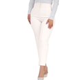 thumbnail image 2 of Lroveb Pantalon Habillé pour Femmes Taille Haute Fuselé Pantalon Décontracté Mode pour Femmes Coupe Ajustée Pantalon Moulant Blanc, 2 of 4
