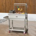 thumbnail image 1 of Barbecue au Charbon Argentin et au Bois Infinity SS304 de 42 Pouces, 1 of 27