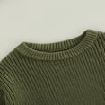 thumbnail image 3 of Chandails à Col pour Bébé Manches Longues Pulls Tricotés Amples, 3 of 6