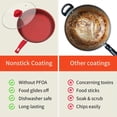 thumbnail image 2 of Bamboohart Induction Cookware Set 13 Pieces  Washable Brush Resistant Non-Stick Pans With Gumwood Handles  Kitchen Cookware Set With Frying Pan  Stewing Pot And Stockpot  Pan  Outdoor Set, 2 of 7