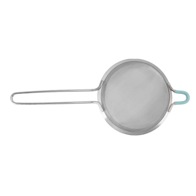Fine Mesh Strainer, Compact Flour Sifter Long Handle For Kitchen 14cm/5.5in
