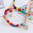 thumbnail image 4 of Colorful Parrot Bird Swing Wood Beads Hanging Bridge Toy Funny Birds Playing Swing, 4 of 8