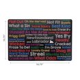 thumbnail image 2 of IH Casa Decor Plastic Placemat Colorful Sayings - Set of 12, 2 of 2