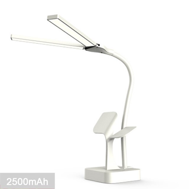 Labymos New Style Double Head Eye-Protection Reading Table Lamp Energy Saving USB Charge Folding Bed