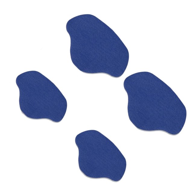 Semelles de Talon pour Réparation de Talon Inserts de Coussin de Talon Sport Hommes & Femmes Talons Hauts Bleu