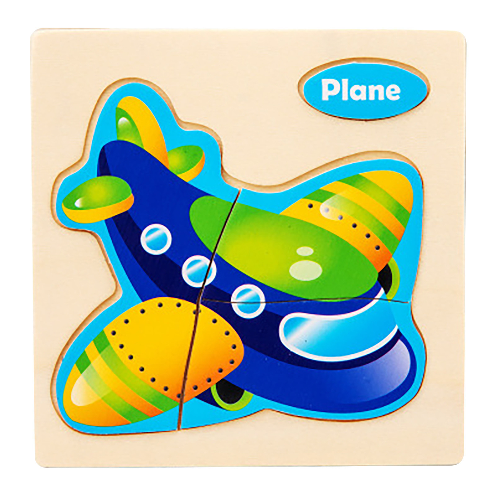 TIMIFIS Children Puzzle Wooden Puzzle 0.03 Young Children Animal- Traffic Dinosaur Puzzle Toy Puzzles