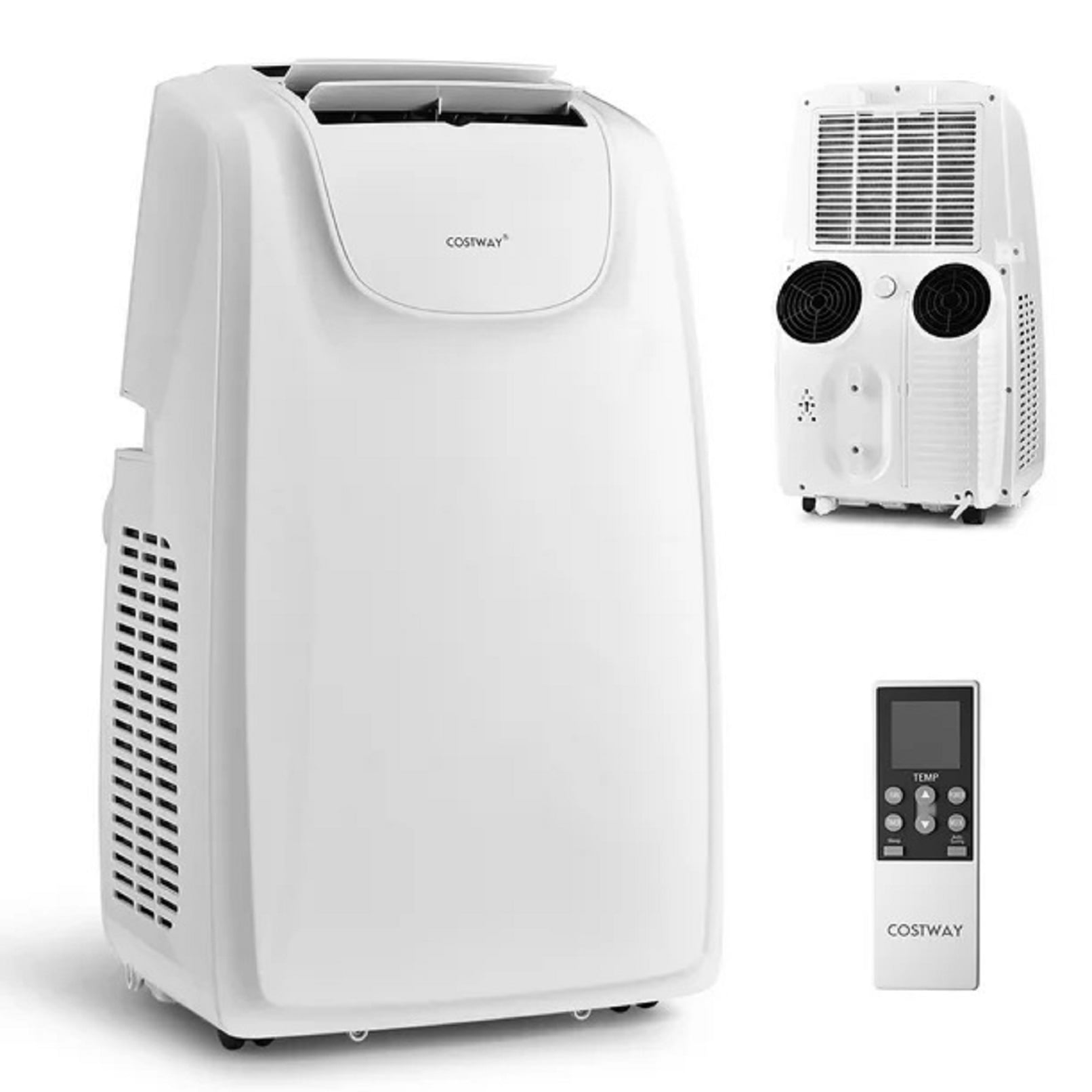 Refurbished Costway FP10234US-WH 12,000 BTU Dual Hose Portable Air Conditioner 3-in-1