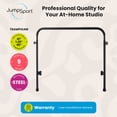 thumbnail image 2 of JumpSport Barre d'Appui Accessoire pour Trampolines de Mise en Forme à Jambe Arquée de 44 Pouces, 2 of 11