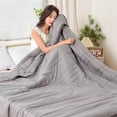thumbnail image 5 of Cold Blankets for Sleeping Summer Cool Blanket, Suitable for Hot Sleepers And Night Sweats, Cool And Comfortable, Double-Sided Cold Effect Blanket, Cool Fiber Ice Blanket, Suitable for All Seasons, 5 of 5