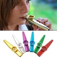 thumbnail image 3 of NEW Metal Harmonica Kazoo Mouth Flute Musical Instrument Kid Gift Party Z3N8, 3 of 9
