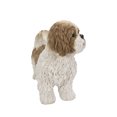 thumbnail image 2 of Statue d'Animal de Décoration de Jardin Brun et Blanc Debout Shih Tzu, 2 of 5