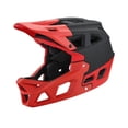 thumbnail image 4 of Helmet Riding Hat Shock Absorbing Teen Full Face Bike Helmet Red Black M, 4 of 9