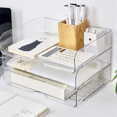 thumbnail image 5 of Office Organization and Storage, Letter Tray Desk Organizer, Stackable Document Organizer, Paper Organizer,4Pcs, 5 of 5
