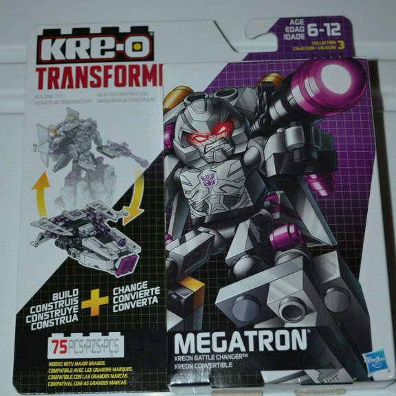 Transformers Nouveau Hasbro KRE-O Megatron Ensemble de Changement de Combat 75 Pcs