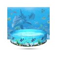 thumbnail image 2 of 48 x 9.8 inches Home Outdoor Round Portable Pool Family Children Playing Water Pool, 2 of 8