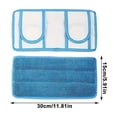 thumbnail image 3 of Flat Mop Cover Replacement Mop Cloth for Rotating Mop | Adhesive Attach and Detach Design | Absorbent and Washable Cleaning Tool for Hardwood Tile and Laminate Floors, 3 of 6