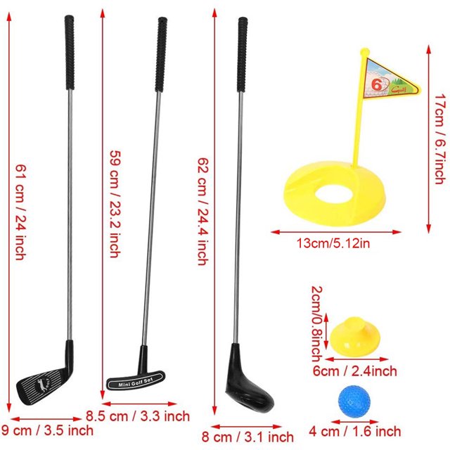 10pcs Portable Kids Toy Set Mini Children Club Toy Outdoor Game Learning Putting For Preschool Kids