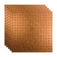 thumbnail image 1 of Fasade Miniquattro Vinyl Ceiling Panel 2ft x 2ft 5 Pack Antique Bronze Water-Resistant, 1 of 5