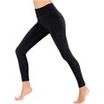 thumbnail image 1 of DPTALR Pantalon Uni Taille Haute pour Femmes Pantalon de Yoga Rehausseur pour Dames, 1 of 4