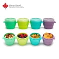 thumbnail image 1 of Melii Click & Go Pods Food Freezer Storage Containers & Snack Containers - 4x4oz - for Babies, Toddlers and Adults, 1 of 8