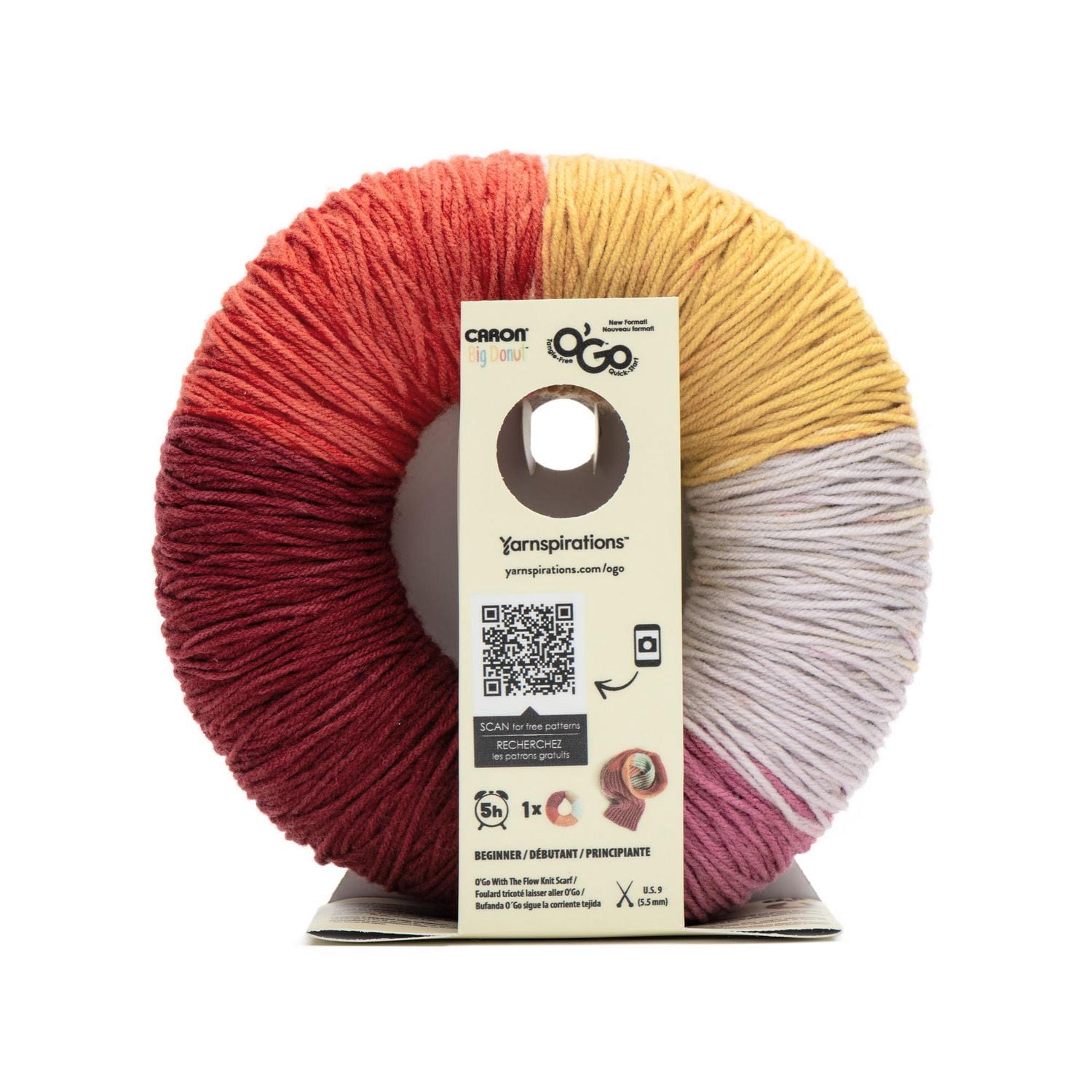 Caron® Big Donut O'Go™ #4 Worsted (Medium) Acrylic Yarn