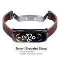 thumbnail image 4 of Bracelet en Cuir PU en Acier Inoxydable Réglable avec Boîtier de Pare-Chocs Smart Montre Accessoire de Remplacement pour 7, 4 of 8