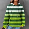 thumbnail image 2 of Yuyuzo Hoodies for Women Long Sleeve Casual Pullover Color Block Drawstring Sweatshirt with Pockets, 2 of 5