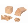 thumbnail image 1 of IFIT Montessori Bloc de Dix Base en Bois, Matériel de Mathématiques Jouet Montessori, 1 of 1