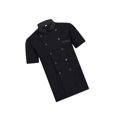 thumbnail image 2 of Maoww Unisex Chef Coat Jacket Catering Kitchen Short Sleeve Chef Wear 2XL Black, 2 of 9
