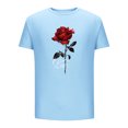 thumbnail image 4 of Weiqiqre T-Shirts pour Homme T-Shirt à Imprimé Graphique Col Rond Manches Courtes T-Shirt Décontracté Hauts, 4 of 4