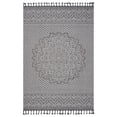 thumbnail image 1 of Tapis d'Intérieur / d'Extérieur 5X7 Gris / Blanc / Médaillon, 1 of 5