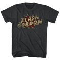 thumbnail image 1 of Flash Gordon Dots Black Heather Adult T-Shirt, 1 of 2