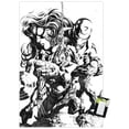 thumbnail image 1 of Marvel Sketch - Group Wall Poster, 14.725" x 22.375" Framed, 1 of 4