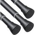 thumbnail image 1 of Tension Curtain Rod Black Tension Rod 28 To 48 Inch Spring Curtain Rod Non Slip Tension Rods 3pcs For Windows No Drilling Adjustable Tension Rods of Curtain Window Closet Kitchen Wardrobe, 1 of 6