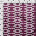 thumbnail image 2 of oneOone Viscose Jersey Fabric Plus Sign Kasuri Decor Fabric Printed BTY 60 Inch Wide, 2 of 5