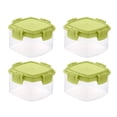 thumbnail image 1 of Classification de Produits de Conservation des Aliments 4 Pcs Mini Bouteilles d'Assaisonnement Carrées Bouteille d'Assaisonnement Transparente avec Couvercle Étanche pour Cuisine Pique-Nique, 1 of 6