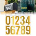 thumbnail image 2 of 4 Inch Large Size Number Stickers, 1 Sheet Self Adhesive House Numbers for Mailbox, Trash Cans - Waterproof Vinyl Numbers Sticker, for Easy Backing Peeling, Bold and Easy-to-Read House Number Labels, 2 of 9
