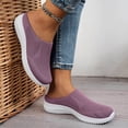 thumbnail image 3 of Mepaouo Womens Backless Sneakers Casual Slip on Mule Shoes Arch Support Walking Mesh Slide Sandals, 3 of 8