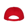 thumbnail image 2 of Yupoong Adult 5-Panel Cotton Twill Snapback Cap, 2 of 2