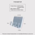 thumbnail image 2 of ziyahi Practical Adhesive Wall Phone Holder Socket Charging Box Bracket Stand Holder Keys Towel Rack Holder, 2 of 8